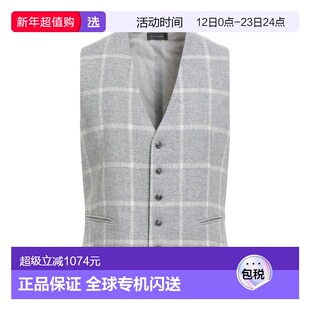 1h可退 香港直邮Tagliatore 男士 Suit 背心 grey灰色 舒适时尚