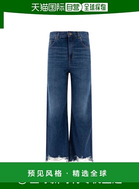 香港直邮Chloe 腰带环牛仔裤 24WDP22150402直筒裤