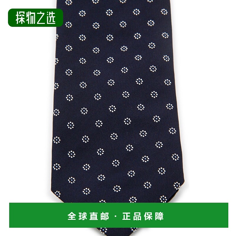 1h可退 香港直邮zegna 杰尼亚 男士 傑尼亞印花領帶 Z2D03TA21P8