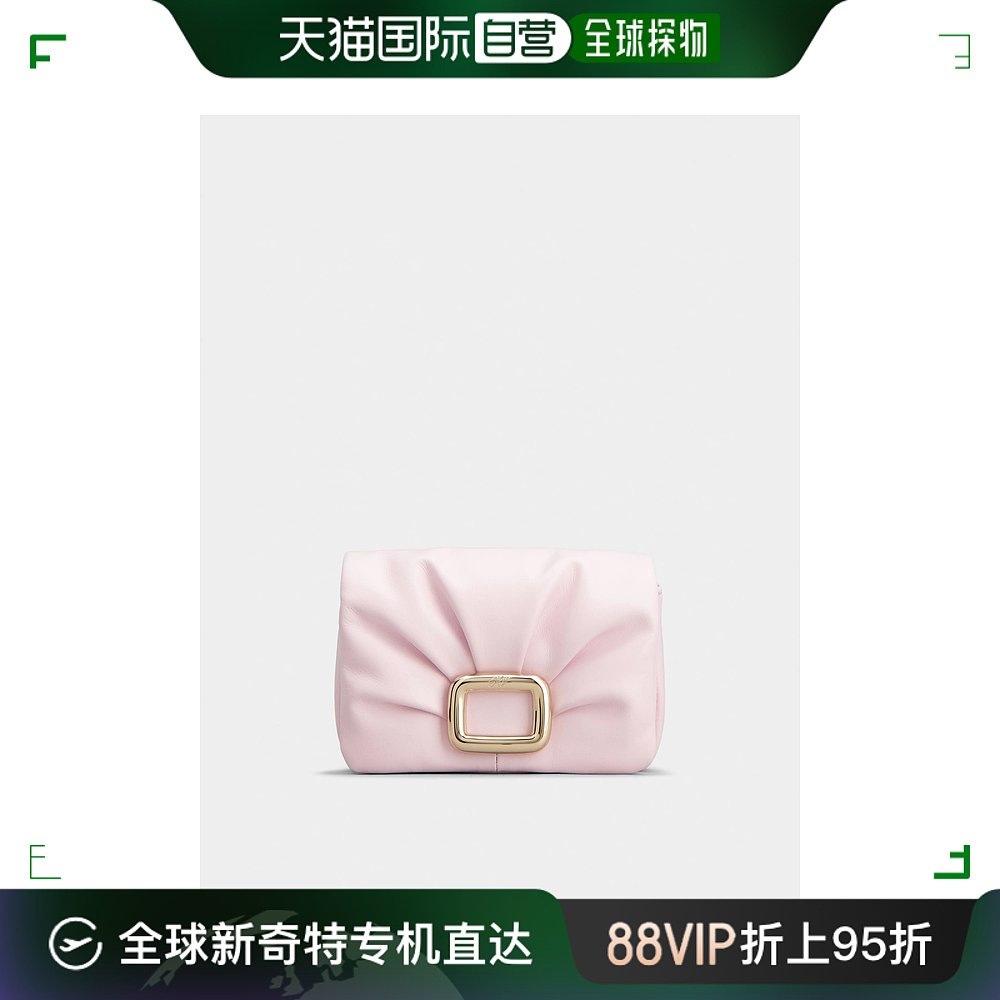 欧洲直邮rogervivier（罗杰·维维亚）女士皮革制品，品牌金属扣