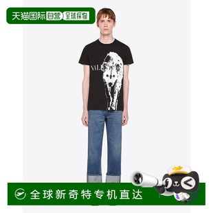 RV3MG00VWTY短袖 徽标T恤 99新未使用 印花 香港直邮Valentino