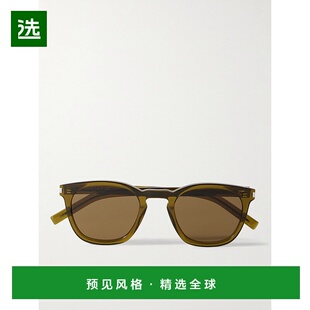 Laurent Acetate 圣罗兰 Recycled D形框太阳 男士 香港直邮Saint