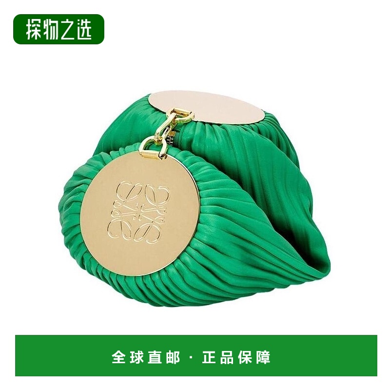 香港直邮Loewe 褶皱细节手拿包 C912P84X05