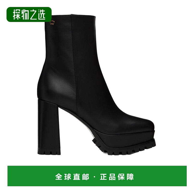 香港直邮Gianvito Rossi Harlem 高跟踝靴 G7317870GOMVGINERO