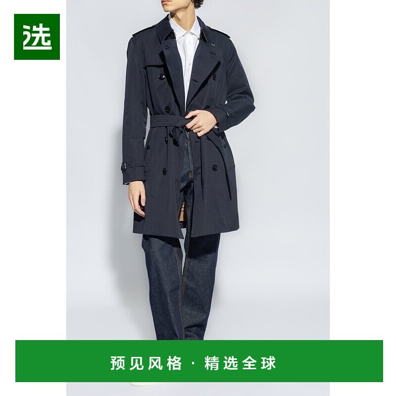 欧洲直邮BURBERRY 男士大衣8079387B1488COALBLUE博柏利外套风衣