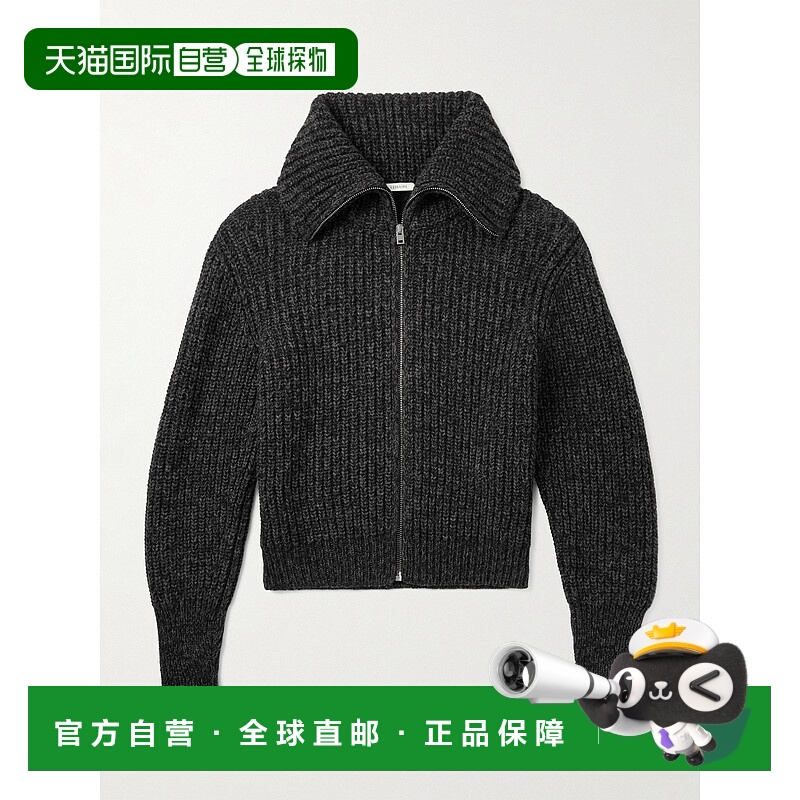 1h可退 香港直邮Lemaire 男士 拉链牦牛羊驼毛针织开衫 OW1187LK1