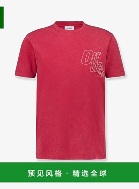 香港直邮off-white 男士 棉质T恤 OMAA027F25JER00D