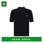 香港直邮Prada 新款 普拉达 三角形标志短袖 1h可退 衫 男士 Polo