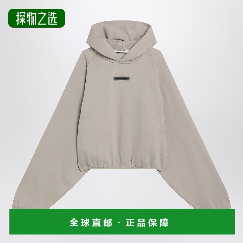 1h可退 香港直邮Essentials 女士 Greige 磨毛棉质运动衫 192SP25