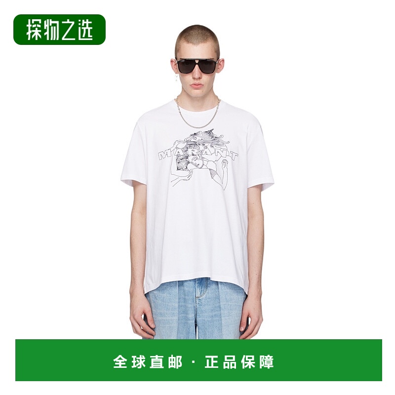 1h可退 欧洲直邮ISABEL MARANT男士T恤舒适透气休闲TS0052HAB2N20