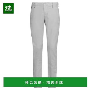 1h可退 香港直邮Dondup 男士 斜纹棉布裤 grey灰色 舒适时尚