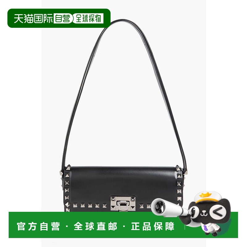 1h可退 香港直邮Valentino 华伦天奴 女士 铆钉皮革肩包 W0B0M77Q