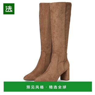 1h可退 【美国直邮】Anne Klein Barnard 女士时装靴 及膝粗跟靴