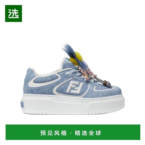 香港直邮Fendi Fendi Match 系带厚底运动鞋 8E8721AYFK登山鞋