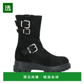 美国直邮 靴 AGL 1h可退 女鞋 时装 绒面革机车踝靴 17885180OF