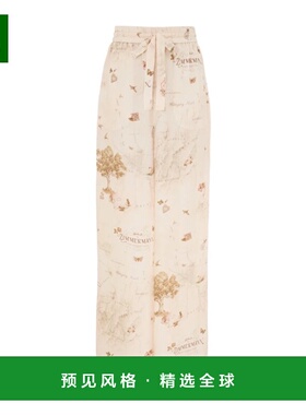 1h可退 香港直邮Zimmermann 印花运动裤 1111PF25R女装休闲裤