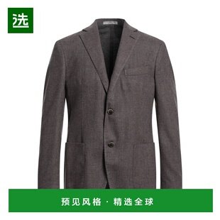 1h可退 香港直邮Corneliani 克莱利亚尼 男士 西装外套 brown棕色