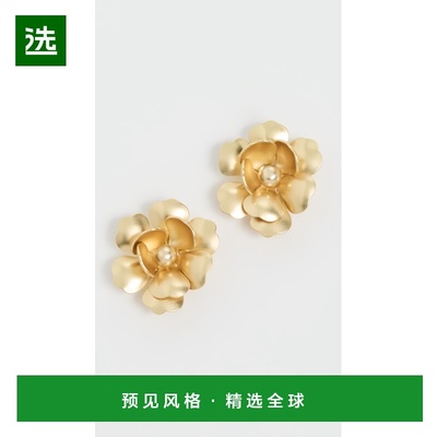 1h可退 香港直邮Roxanne Assoulin 女士 花朵耳环  舒适时尚