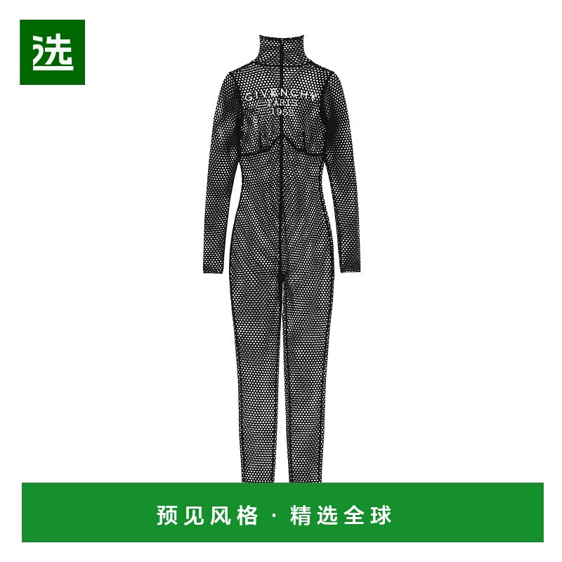 香港直邮Givenchy 网状针织连体式衣服 BWB05D4ZS6套装连体衣
