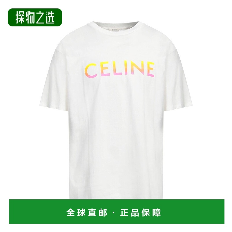 香港直邮Celine 思琳 男士 T恤 white白色 舒适时尚