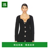 香港直邮Blumarine 蓝色情人 女士 1h可退 绉纱双上衣 A544B031A