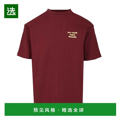 香港直邮Drole De Monsieur 男士T恤 ITS203CO002WN AW2025