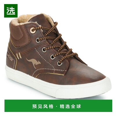 欧洲直邮Kangaroos  Kavu X 男童鞋子高帮板鞋 18769-3011