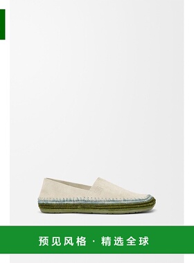 1h可退 欧洲直邮Loewe罗意威 Paula's Ibiza系列男士浅灰色丝绒皮