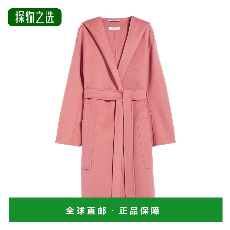 【99新未使用】香港直邮Max Mara 连帽羊毛大衣 9011074106