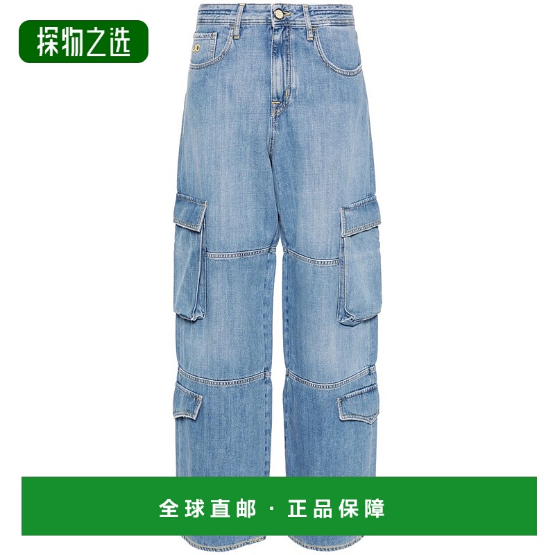 欧洲直邮JACOB COHEN 女士牛仔裤阔腿裤直筒裤VQ03602T629A309F