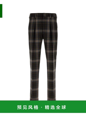 香港直邮Fendi 芬迪 男士 Tartan烟管羊毛直筒裤长裤 FB0962ATEE
