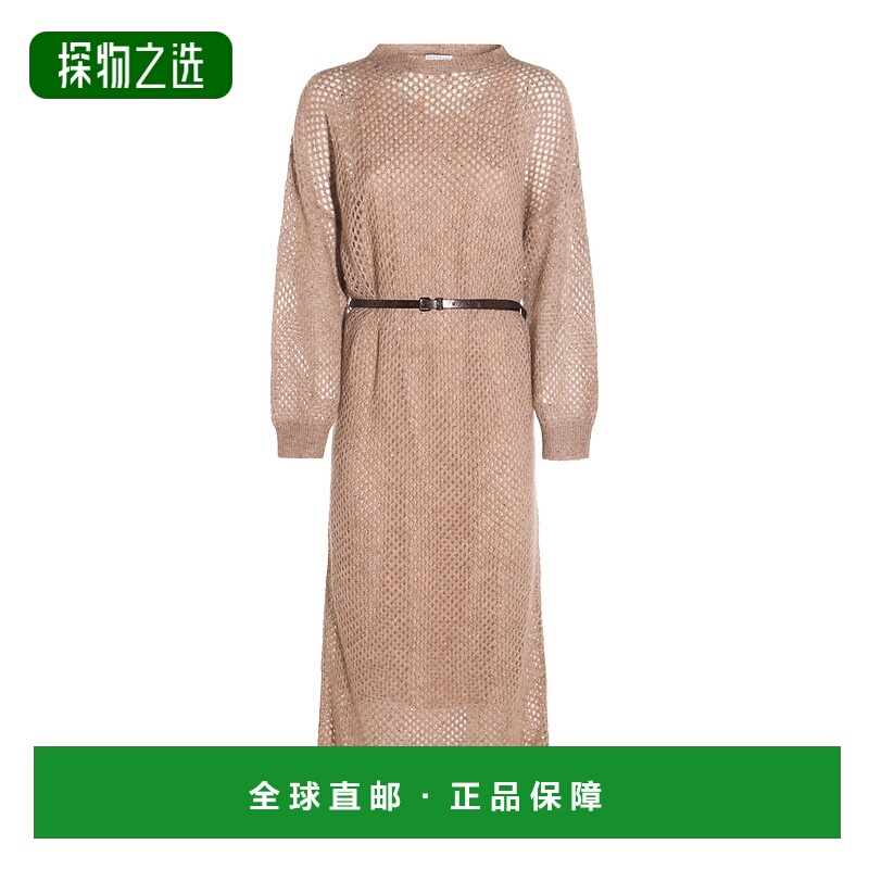 香港直邮Brunello Cucinelli 长袖连衣裙 MPS732A90P