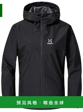 香港直邮haglofs 女士户外风衣 1024319TRUEBLACK CO 黑色