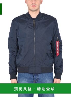 香港直邮ALPHA INDUSTRIES 男士夹克 19110307 AW2023 蓝色