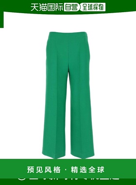 香港直邮Valentino 徽标休闲裤 2B3RB5B81CF 直筒裤百搭 女裤显瘦