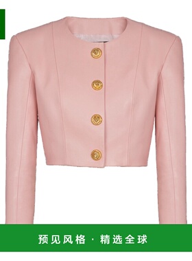 香港直邮BALMAIN 女士西服 GF1SD252LE044HR SS2026 粉红色