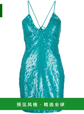 1h可退 香港直邮Parosh 女士 Clear 蓝色连衣裙 D721654GLEAM032