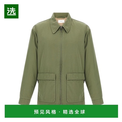 香港直邮The Row 男士 SAGE JUSTO 绿色棉混纺夹克 1140W3670