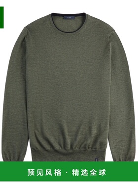 香港直邮FAY 男士卫衣 NMMC1512230WJF7C46 SS2026 军绿色 Wool C