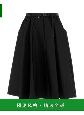 香港直邮PRADA 女士半身裙 21Y023SOOO1WQ8F0002 SS2026 黑色