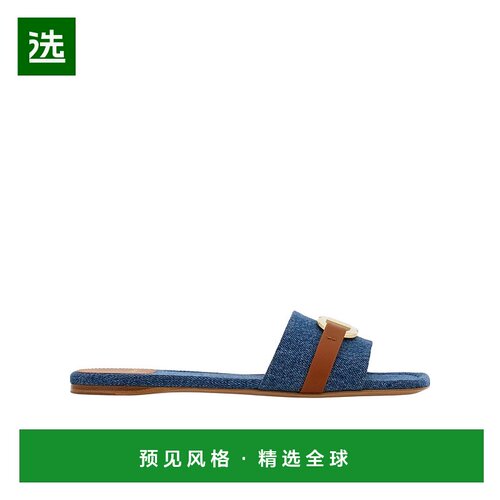 香港直邮Salvatore Ferragamo 带扣拖鞋 01K466凉鞋凉拖