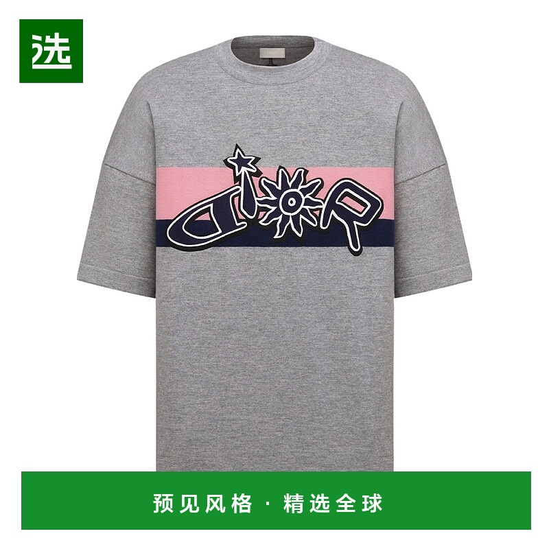 香港直邮Dior DIOR AND LEWIS HAMILTON T 恤 593M622A2015短袖