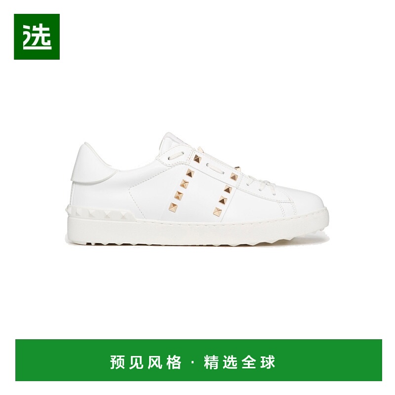 【99新未使用】香港直邮Valentino 铆钉装饰休闲运动鞋 UY2S0931B