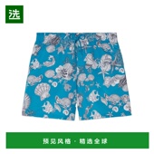 香港直邮Versace 10188841A15181休闲裤 Coral Theatre沙滩裤