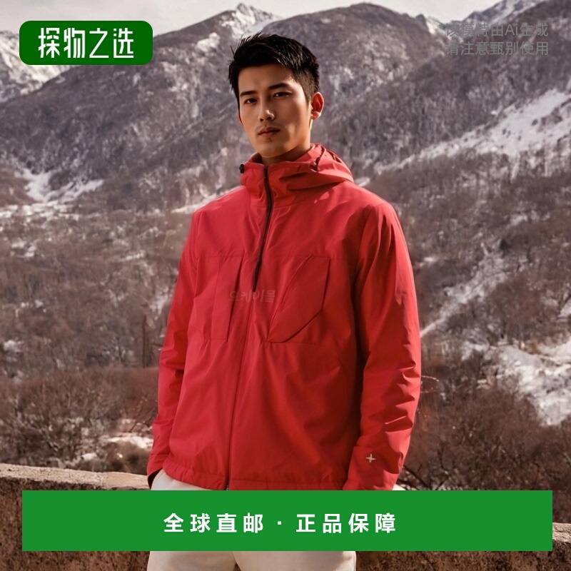 韩国直邮STONE ISLAND 2022秋冬新款夹克O-COTTON/R-NYLON TELA面