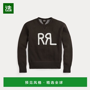 欧洲直邮RalphLauren拉夫劳伦 RRL棉质羊毛徽标运动衫卫衣