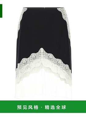 香港直邮Jil Sander 拼接半身裙 J03MA0257J41557蕾丝高腰a字裙