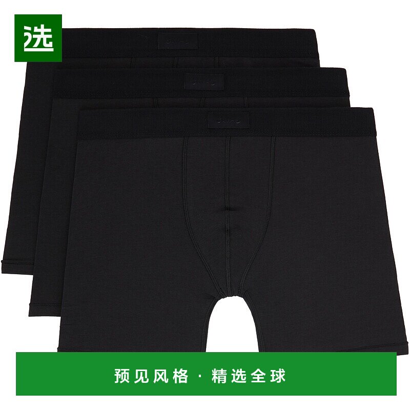 1h可退 香港直邮SKIMS 男士 三件装黑色 Cotton 5