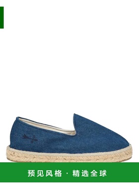 1h可退 香港直邮manebi 男士 帆布面凉鞋 blue蓝色 舒适时尚