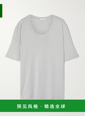 1h可退 香港直邮Lemaire 女士 短袖T恤 TO1146LJ1016 grey灰色 舒